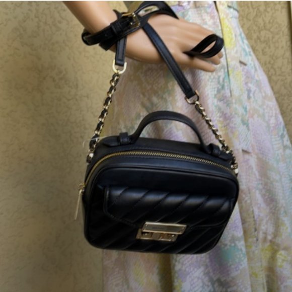 Michael Kors Small Rose Top Handle Leather Satchel - Picture 13 of 16